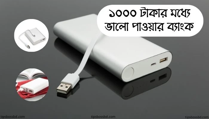 ১০০০ টাকার মধ্যে ভালো পাওয়ার ব্যাংক ২০২৫